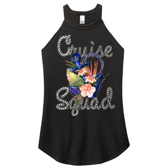 Cruise Squad Anchor Women's Perfect Tri Rocker Tank