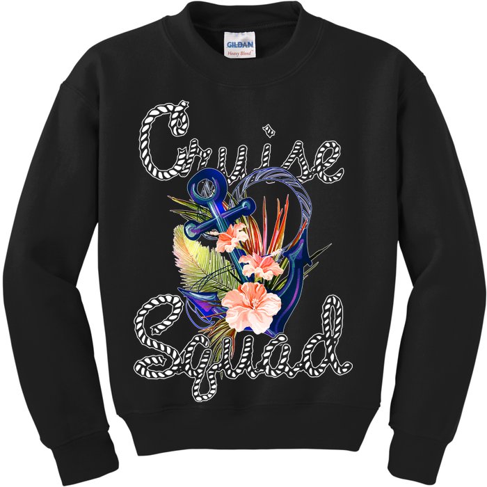 Cruise Squad Anchor Kids Sweatshirt