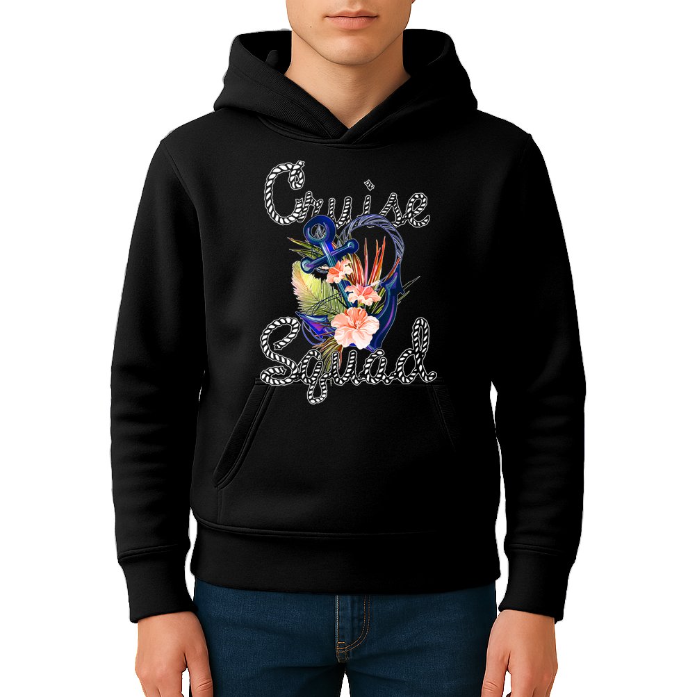 Cruise Squad Anchor Kids Hoodie