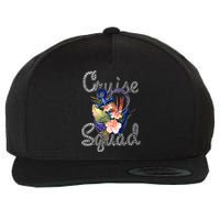 Cruise Squad Anchor Wool Snapback Cap