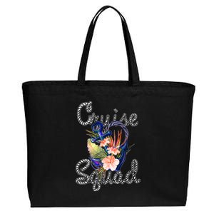 Cruise Squad Anchor Cotton Canvas Jumbo Tote