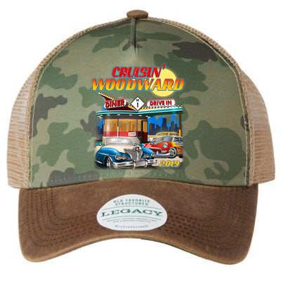 Cruisin' Woodward Diner Day time Legacy Tie Dye Trucker Hat