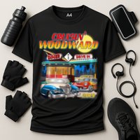 Cruisin' Woodward Diner Day time Cooling Performance Crew T-Shirt
