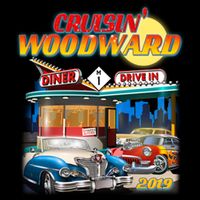 Cruisin' Woodward Diner Day time Cooling Performance Crew T-Shirt