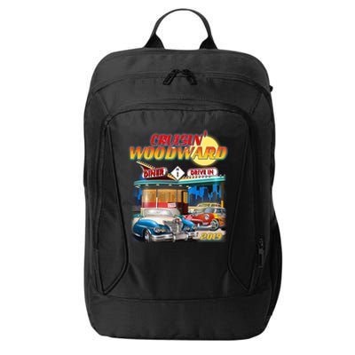 Cruisin' Woodward Diner Day time City Backpack