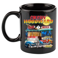 Cruisin' Woodward Diner Day time 11oz C Handle Ceramic Mug