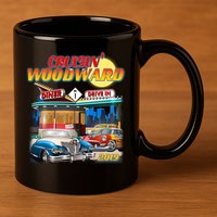 Cruisin' Woodward Diner Day time 11oz C Handle Ceramic Mug