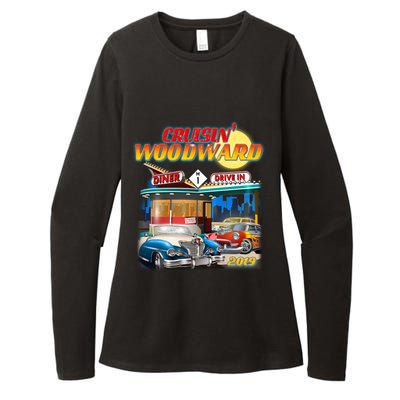 Cruisin' Woodward Diner Day time Womens CVC Long Sleeve Shirt