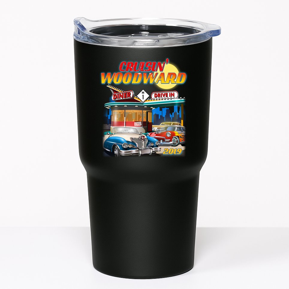 Cruisin' Woodward Diner Day time Tumbler