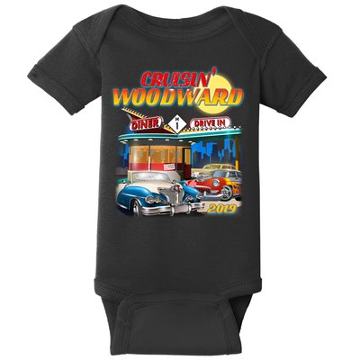 Cruisin' Woodward Diner Day time Baby Bodysuit