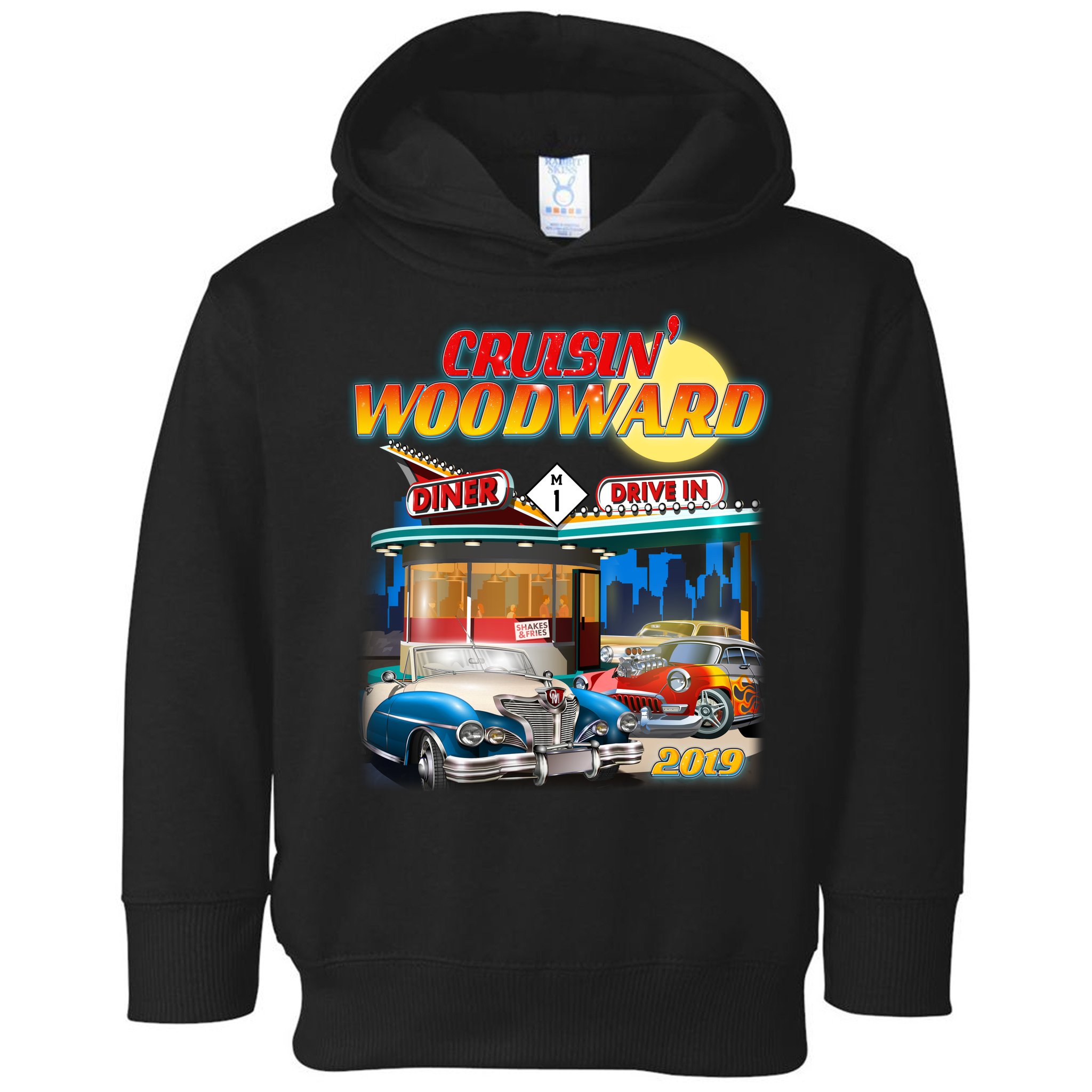 Cruisin' Woodward Diner Day time Toddler Hoodie