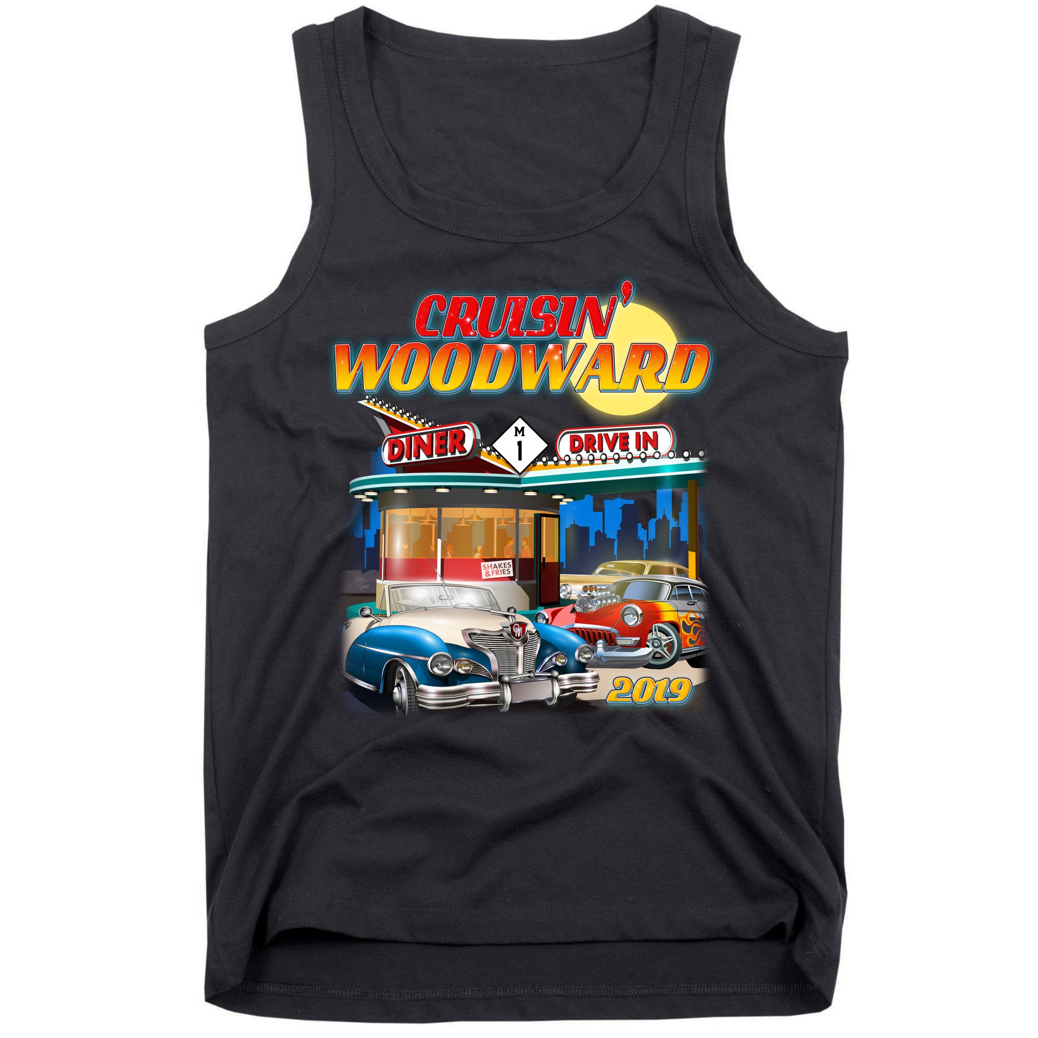 Cruisin' Woodward Diner Day time Tank Top