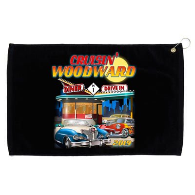 Cruisin' Woodward Diner Day time Grommeted Golf Towel