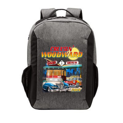 Cruisin' Woodward Diner Day time Vector Backpack