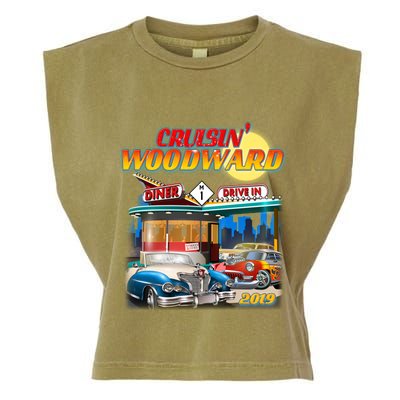 Cruisin' Woodward Diner Day time Garment-Dyed Women's Muscle Tee