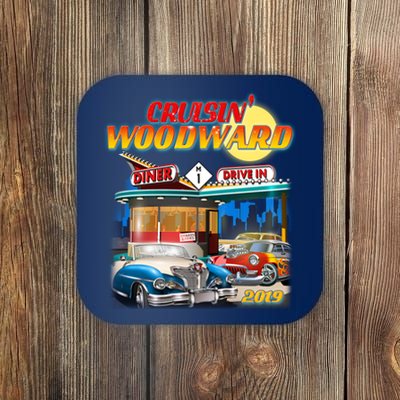 Cruisin' Woodward Diner Day time Coaster