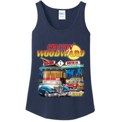 Cruisin' Woodward Diner Day time Ladies Essential Tank