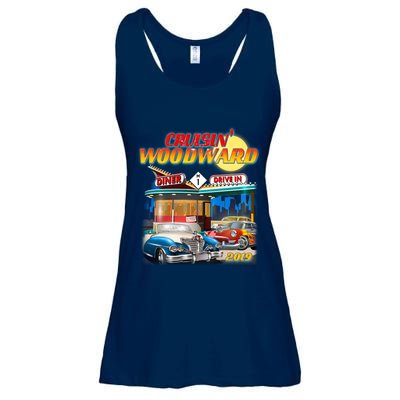 Cruisin' Woodward Diner Day time Ladies Essential Flowy Tank