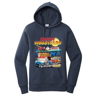 Cruisin' Woodward Diner Day time Women's Pullover Hoodie