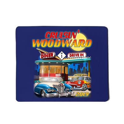 Cruisin' Woodward Diner Day time Mousepad