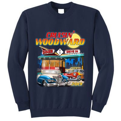 Cruisin' Woodward Diner Day time Tall Sweatshirt