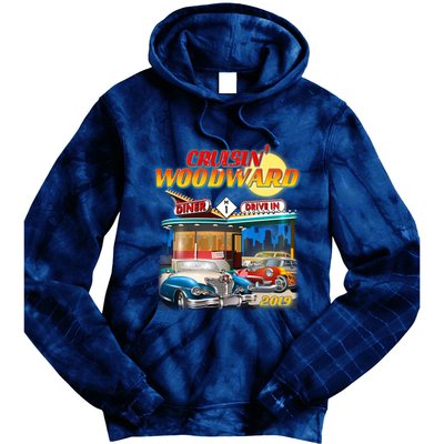 Cruisin' Woodward Diner Day time Tie Dye Hoodie