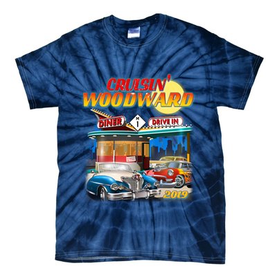 Cruisin' Woodward Diner Day time Tie-Dye T-Shirt