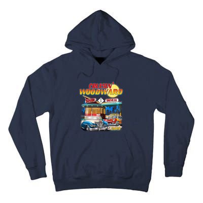 Cruisin' Woodward Diner Day time Tall Hoodie