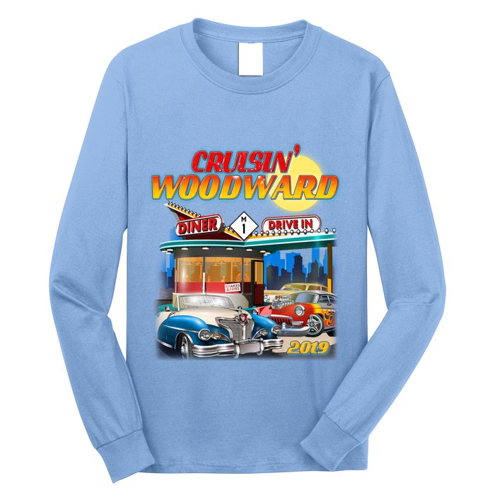 Cruisin' Woodward Diner Day time Long Sleeve Shirt