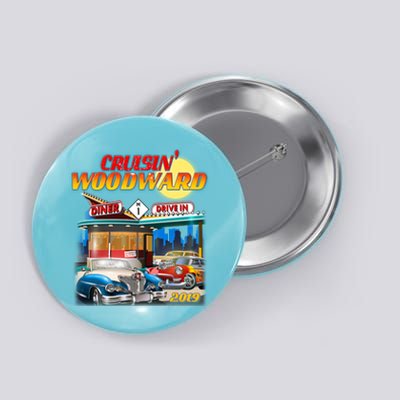 Cruisin' Woodward Diner Day time Button