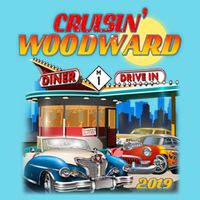 Cruisin' Woodward Diner Day time Button