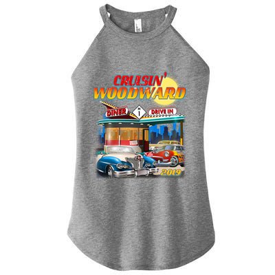 Cruisin' Woodward Diner Day time Women's Perfect Tri Rocker Tank