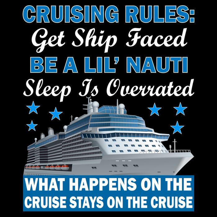Cruising Rules Get Ship Faced Funny Cruise Cropped Pullover Crew