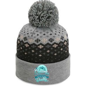 Cruising Vacation Escape From reality The Baniff Cuffed Pom Beanie