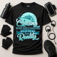 Cruising Vacation Escape From reality Cooling Performance Crew T-Shirt