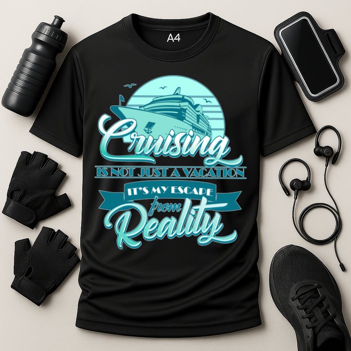 Cruising Vacation Escape From reality Cooling Performance Crew T-Shirt