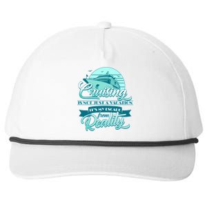 Cruising Vacation Escape From reality Snapback Five-Panel Rope Hat