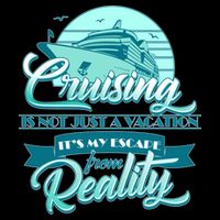 Cruising Vacation Escape From reality Drawstring Bag