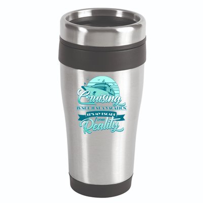 Cruising Vacation Escape From reality 16oz Travel Tumbler