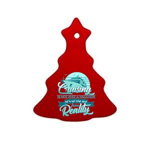 Cruising Vacation Escape From reality Ceramic Tree Ornament