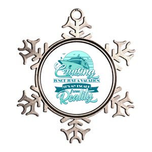 Cruising Vacation Escape From reality Metallic Star Ornament