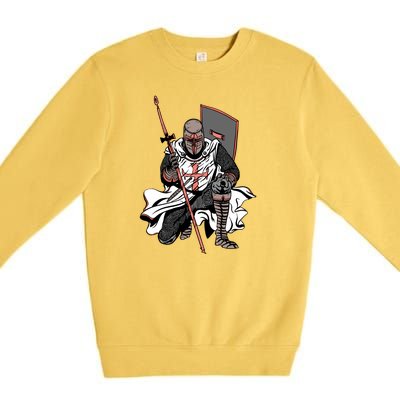 Crusader Knight Premium Crewneck Sweatshirt