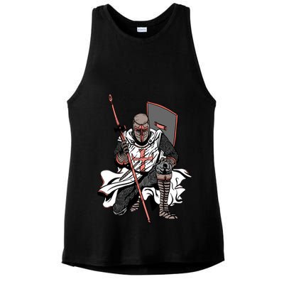 Crusader Knight Ladies PosiCharge Tri-Blend Wicking Tank
