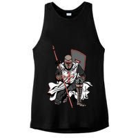 Crusader Knight Ladies PosiCharge Tri-Blend Wicking Tank