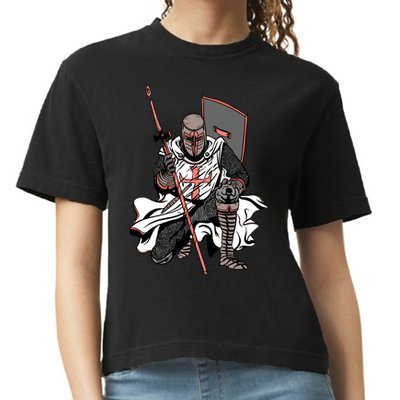 Crusader Knight Comfort Colors Boxy T-Shirt