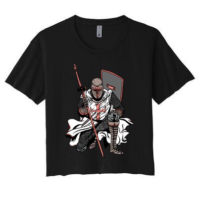 Crusader Knight Crop Top