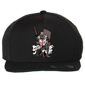 Crusader Knight Wool Snapback Cap