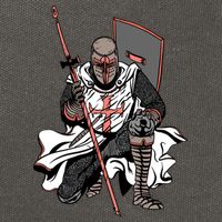 Crusader Knight Cotton Canvas Backpack