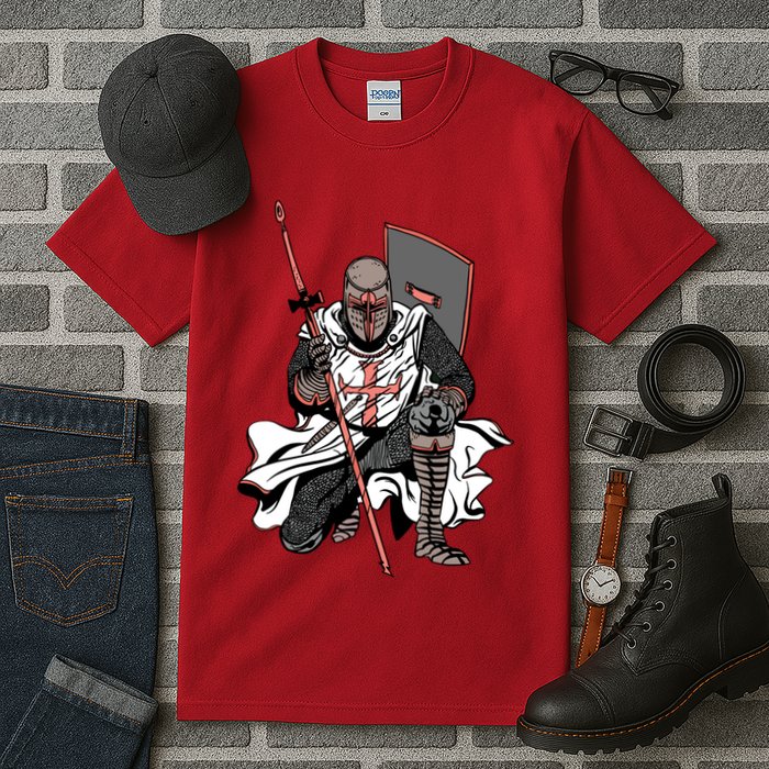 Crusader Knight Tall T-Shirt