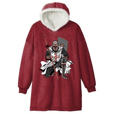 Crusader Knight Hooded Wearable Blanket